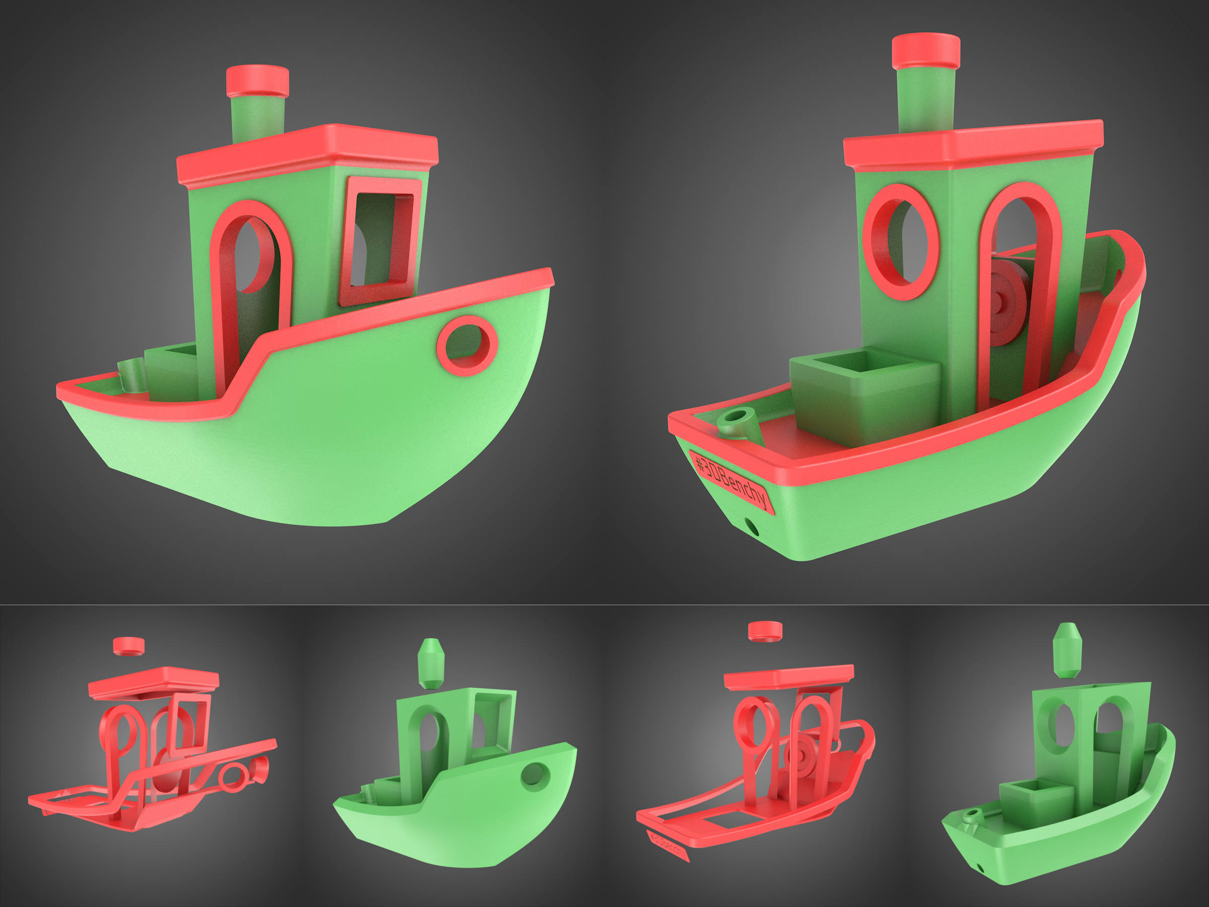 Printable Ship Wheel 3D model 3D printable
